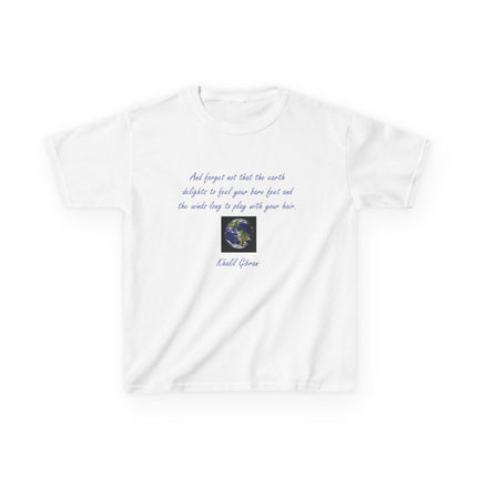 Eco Kids Tee with Khalil Gibran Quote | Earth Day Style