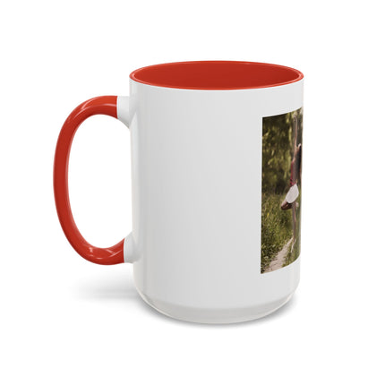 Inspirational Photo Accent Mug — “Being Alive Is the Special Occasion”