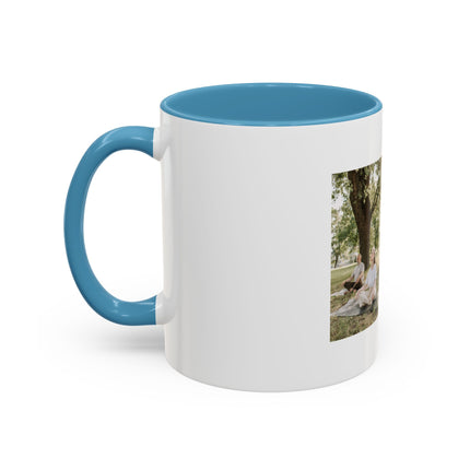 Inspirational Photo Accent Coffee Mug — “Don’t regret growing older. It is a privilege denied to many.”
