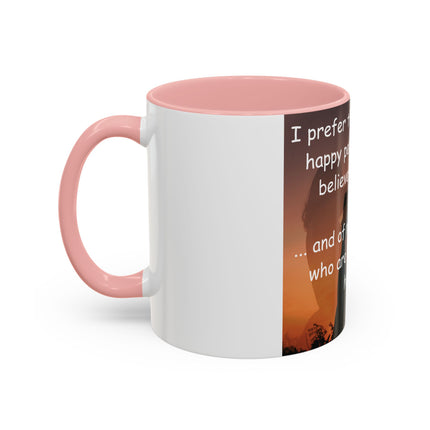 Believers of Happy Moments Mug – 11oz Accent Cup with Magic Quote