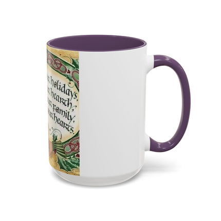 Celtic Holiday Blessings Mug – 15oz Accent for Cozy Gatherings