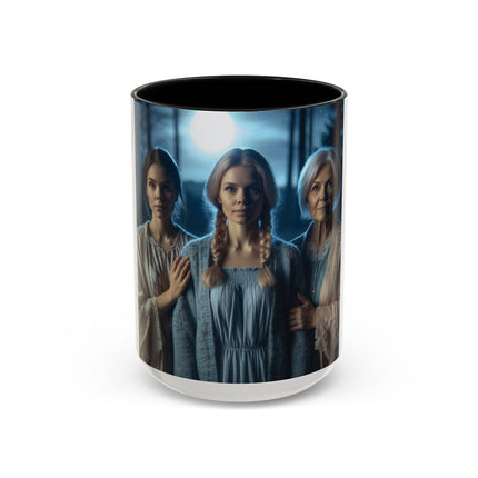 Triple Goddess Mug – 15oz Accent Ceramic Cup for Mystical Sisterhood