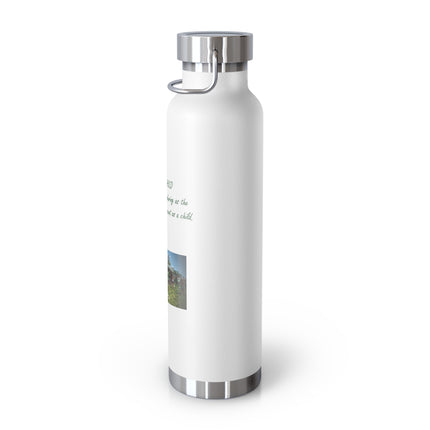 “Flower Child” Copper Bottle – 22oz Vacuum Insulated | Eco-Friendly