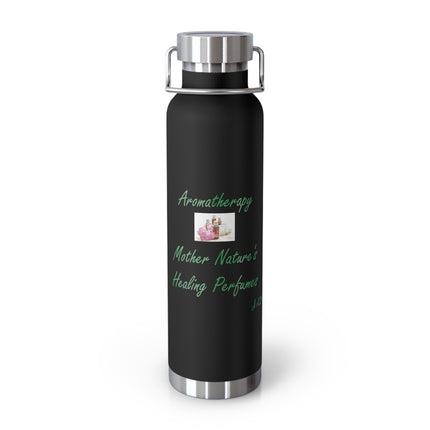 Aromatherapy Insulated Water Bottle - Mother Nature's Healing Perfume, 22oz
