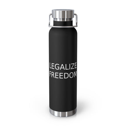 Legalize Freedom Bottle – 22oz Copper Insulated Flask for Change