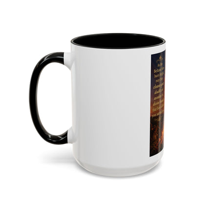 Mug — Pagan Bonfire Coffee Mug with Inspirational Beltane Quote