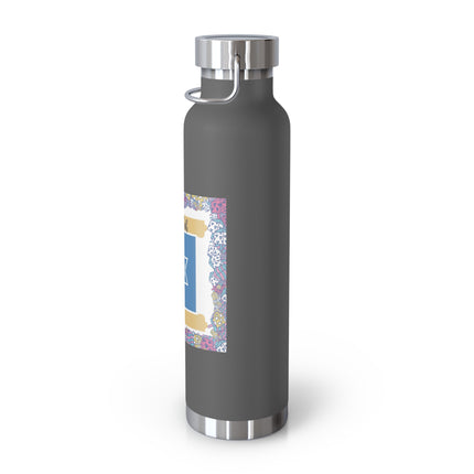 Hanukkah Insulated Bottle – 22oz Copper Flask for Festive Hydration