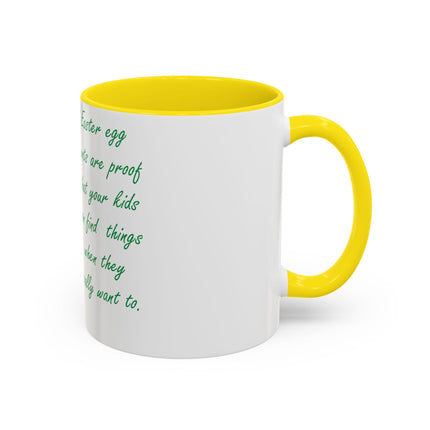 Funny Easter Egg Hunt Mug – 11oz Accent Cup for Parents