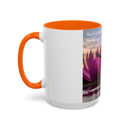Ageless Hippie Soul Mug | 15oz Accent Cup with Peaceful Watercolor