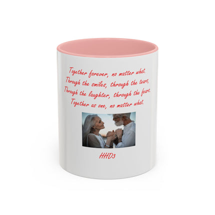 Accent Coffee Mug — 'Together Forever' Romantic Photo Mug (11/15oz)