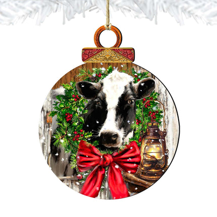 Christmas on the Farm Wooden Ornaments by Gelsinger - Christmas Decor - 8021128-DG-4