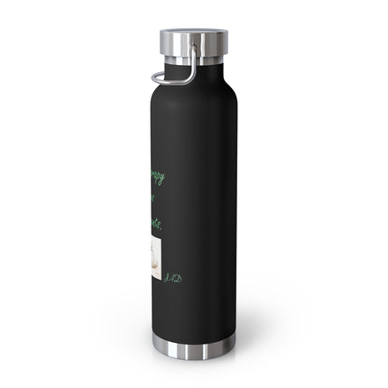 Aromatherapy Insulated Water Bottle - 22oz - Positive Vibes for Wellness