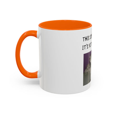 Kitty Glitter Coffee Mug — "This Isn't Cat Hair, It's Kitty Glitter" Accent Mug