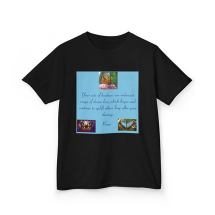 Kids Tee with Butterfly Design – Inspirational Nature Gift