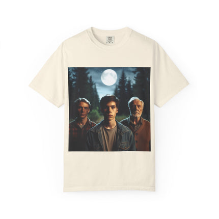 Wiccan God Trio Moonlit Forest T-Shirt — Youth, Father, Sage