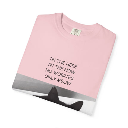 Inspirational Cat T-Shirt for Cat Lovers - 'Only Meow'