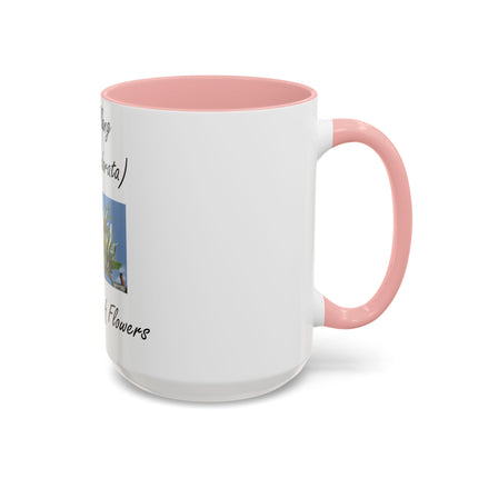 Ylang Ylang Floral Mug – 15oz Ceramic Cup with Aromatic Nickname