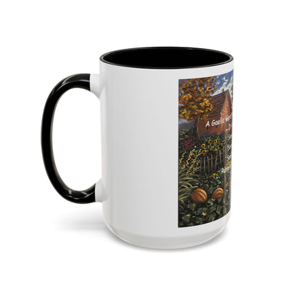Samhain Pumpkin Spice Accent Coffee Mug — Autumn Harvest 11/15oz