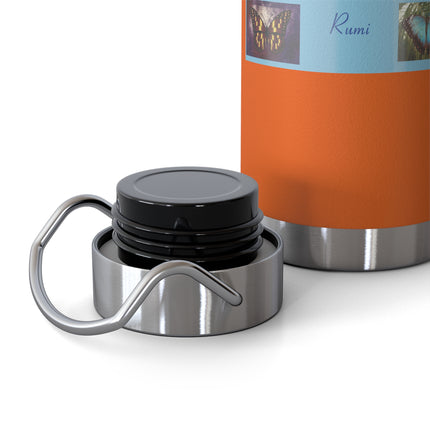 Inspirational Copper Vacuum Insulated Bottle - 22oz Rumi Quote