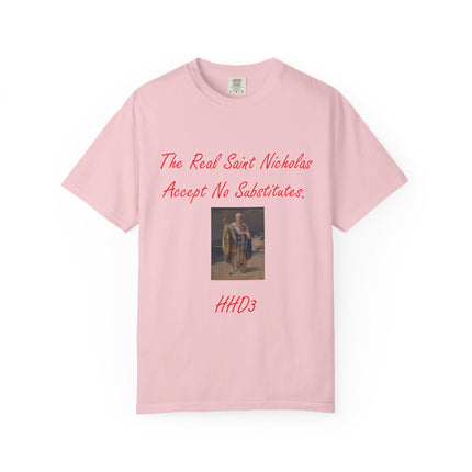 Unisex Garment-Dyed T-shirt - The Real Saint Nicholas Design