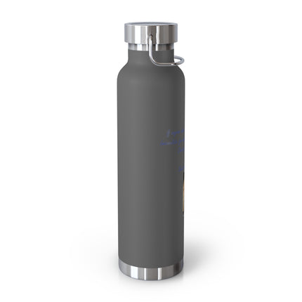 Saint Kolbe Quote Bottle – 22oz Copper Flask for Faith & Courage