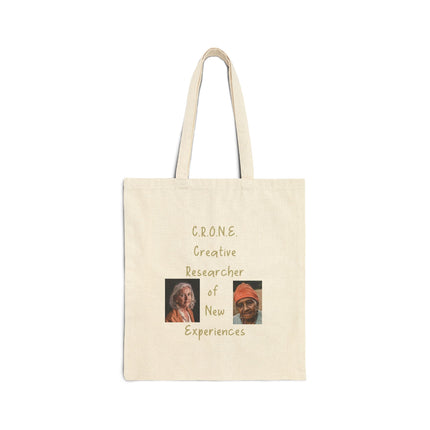 Tote Bag — "CRONE: Creative Researcher of New Experiences" Vintage Portrait Eco Tote