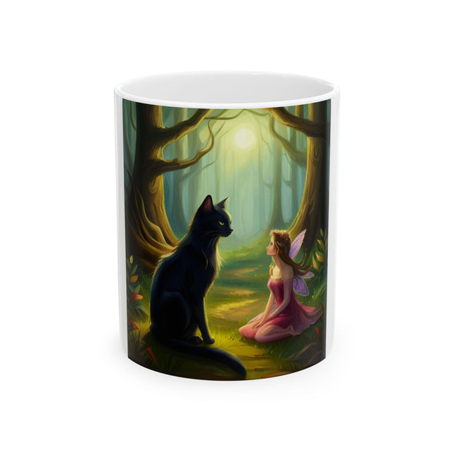 Enchanted Forest Fairy Mug – Fantasy Ceramic Cup, 11oz