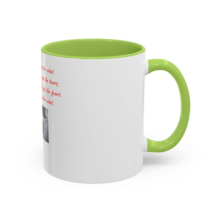 Accent Coffee Mug — 'Together Forever' Romantic Photo Mug (11/15oz)
