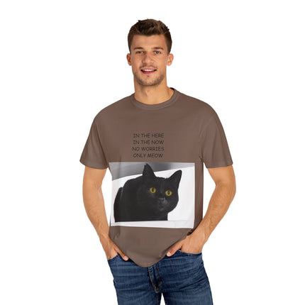 ‘Only Meow’ Cat Tee – Inspirational T-Shirt for Feline Fans