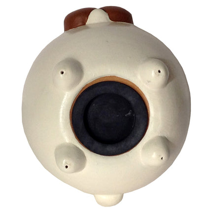 White Ceramic Bunny Rabbit Bank-0