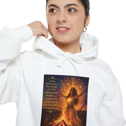 Beltane Fire Hoodie — Inspirational Prayer Design