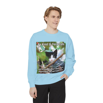Be Kind to Feral Cats Sweatshirt — Animal Rescue Crewneck