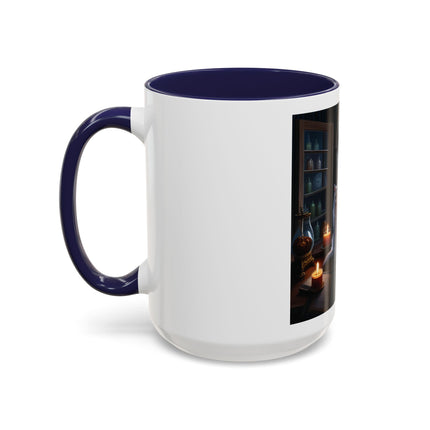Moonlit Witch Cats Coffee Mug — Gothic Cat Magic Tea Cup (11/15oz)