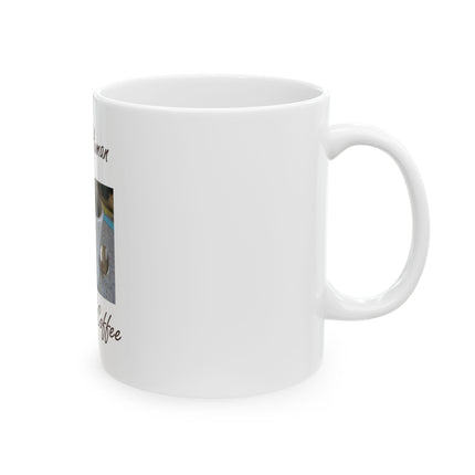 Coffee Mug - "Instant Human, Just Add Coffee" Ceramic Coffee Cup (11oz, 15oz)