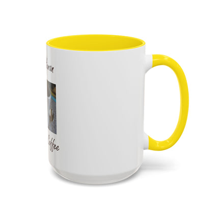 Coffee Mug - "Instant Human Just Add Coffee" Accent Ceramic Mug (11/15oz)