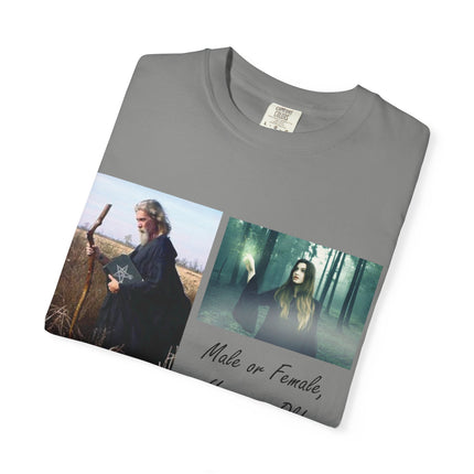 Unisex Garment-Dyed Witch T-Shirt - "A Witch Is A Witch" Design