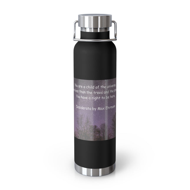 22oz Copper Bottle – Inspirational Quote – Eco-Friendly Gift