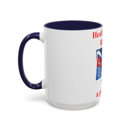Healthcare Is a Right Mug – 15oz Ceramic Accent Cup for Advocates