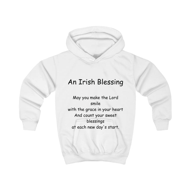 Kids Hoodie — 'An Irish Blessing' Prayer Hoodie for Children