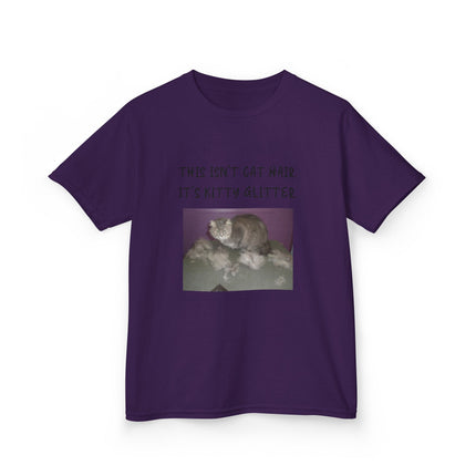 Kitty Glitter Kids Tee – Funny Shirt for Young Cat Enthusiasts