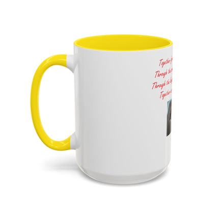 Accent Coffee Mug — 'Together Forever' Romantic Photo Mug (11/15oz)