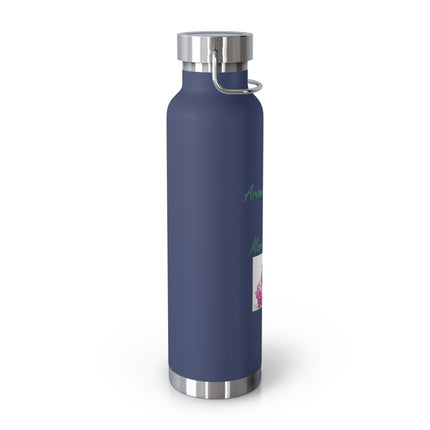 Aromatherapist Copper Vacuum Insulated Bottle - 22oz Water Bottle with Inspirational Quote