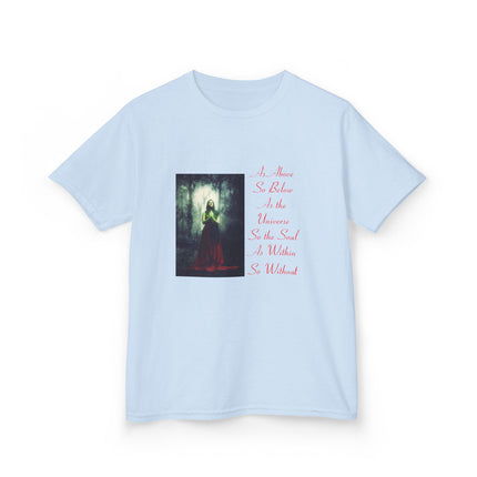 Mystical Kids Tee – “As Above, So Below” Inspirational Design