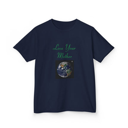 Love Your Mother Kids Tee – Earth-Themed Cotton Shirt