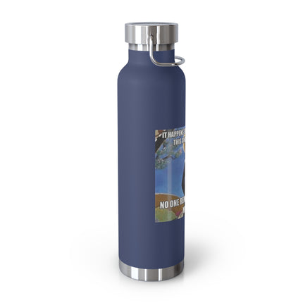 St. Gertrude Cat Lover 22oz Vacuum Bottle — "It happens every year: Patrick this and Patrick that"