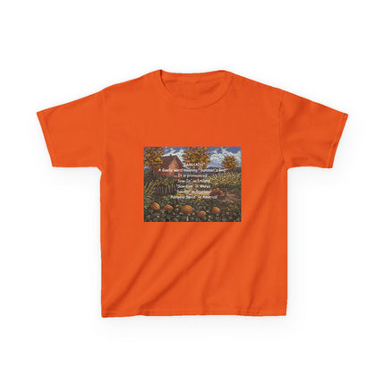 Inspirational Kids Heavy Cotton Tee - Cozy & Uplifting Design for Everyday Wear