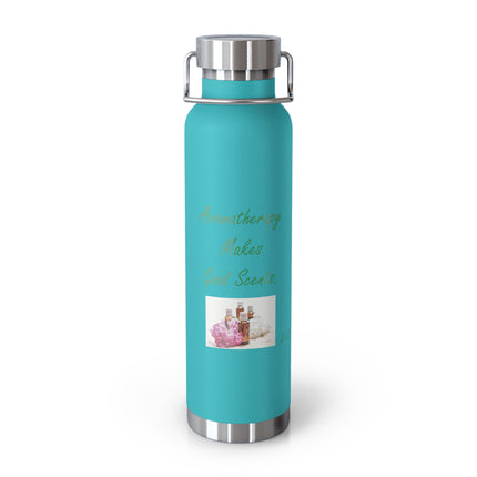Aromatherapy Insulated Water Bottle - 22oz - Positive Vibes for Wellness