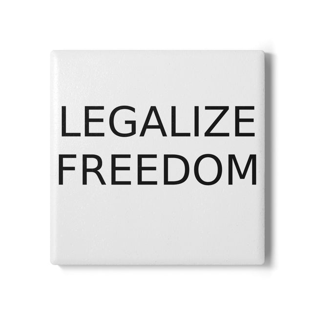Legalize Freedom Ceramic Coaster - Inspiring Home Decor