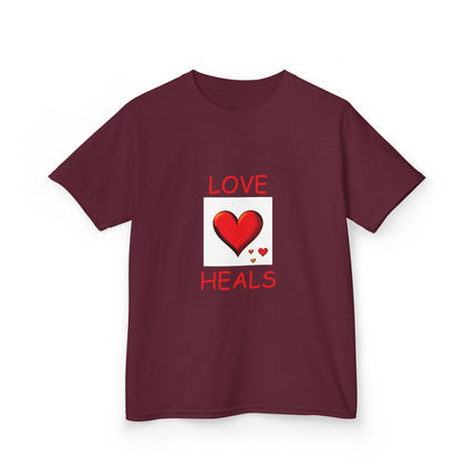 Kids Love Heals T-Shirt – Uplifting Cotton Tee for Everyday Joy