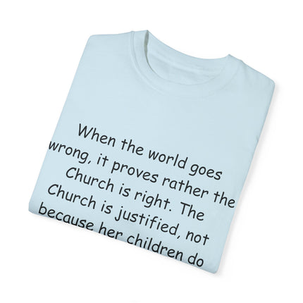 Inspirational T-Shirt – G.K. Chesterton Quote – Unisex Fit